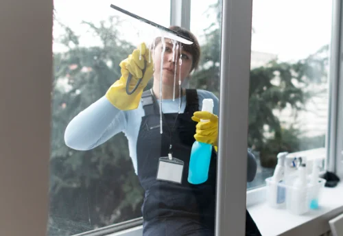 Nettoyage de vitres intérieures et extérieures à Crépand